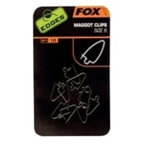 Fox Clip na červy Maggot Clips 10ks - vel. 12