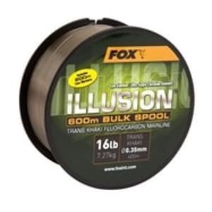 Fox Fluorocarbon Illusion Mainline Trans Khaki - 0.35mm 16lb/7.27kg 600m