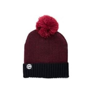 Fox Zimní čepice CHUNK Burgundy/Black Bobble Hat