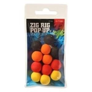 Giants Fishing Pěnové plovoucí boilie Zig Rig Pop-Up 14mm - mix 12ks