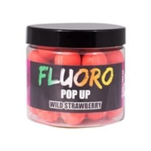 LK Baits Pop-up boilie Fluoro Wild Strawberry 18mm 200ml