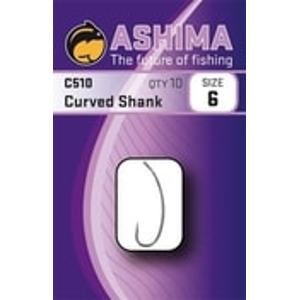 Ashima Háčky C510 Curved Shank 10ks - vel. 6