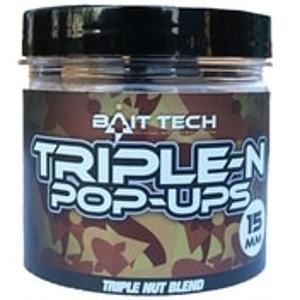 Bait-Tech Boilies Triple-N Pop-Ups 70g - 15mm Coloured (barevné)