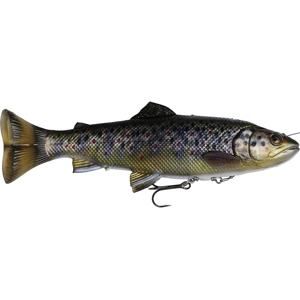 Savage Gear Gumová nástraha 4D Line Thru Pulsetail Trout SS Brown Trout