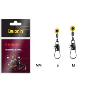 Delphin Feederový běžec s karabinkou Runner 10ks - S