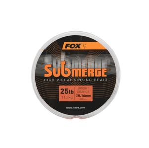 Fox Šňůra Submerge High Visual Orange Sinking Braid - 0,16mm 300m