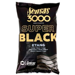 Sensas Krmítková směs 3000 Super Black 1kg - Etang - Jezero