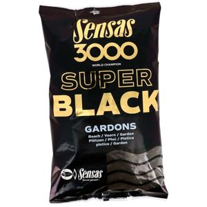 Sensas Krmítková směs 3000 Super Black 1kg - Gardons - Plotice