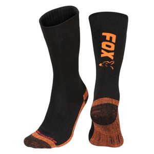 Fox Ponožky Collection Thermolite long sock Black/Orange - 40-43