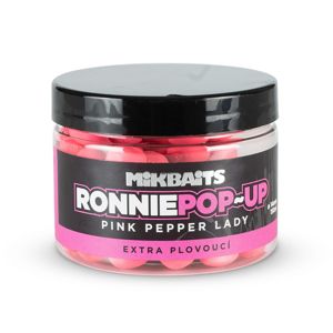 Mikbaits Plovoucí boilie Ronnie pop-up Pink Pepper Lady 150ml