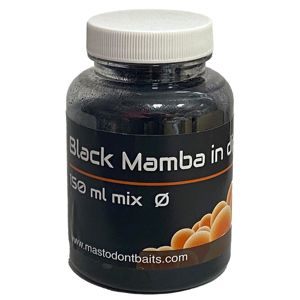 Mastodont Baits Boilie v dipu mix 150ml - Black Mamba