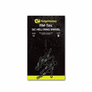 RidgeMonkey Obratlík RM-Tec Quick Change Heli Ring Swivel 8ks