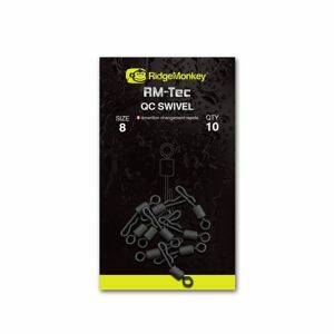 RidgeMonkey Obratlík RM-Tec Quick Change Swivel 10ks