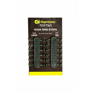 RidgeMonkey Gumové Stopery RM-Tec Hook Ring Stops 24ks - malé (vel. háčku 6-10)