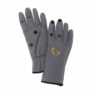 Savage Gear Rukavice Softshell Glove Grey - M