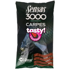 Sensas Krmítková směs 3000 Carp Tasty 1kg - Jahoda