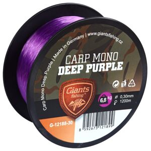Giants Fishing Vlasec Carp Mono Deep Purple - 0,30mm 1200m