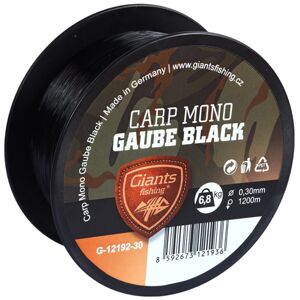 Giants Fishing Vlasec Carp Mono Gaube Black - 0,30mm 1200m