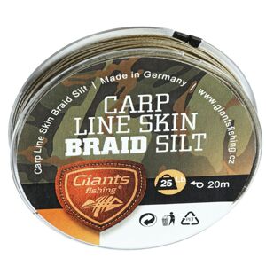 Giants Fishing Svlékací šnůra Carp Line Skin Braid - 20m / 25Lb / Silt