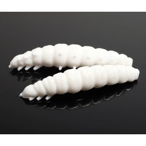 Libra Lures Larva White - 3,5cm 12ks