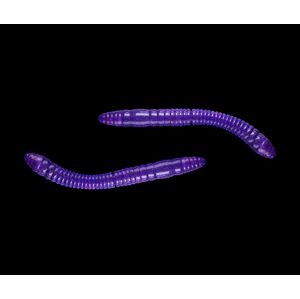 Libra Lures Fatty D’Worm Tournament Purple with Glitter - 6,5cm 10ks