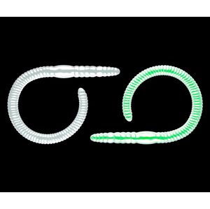 Libra Lures Flex Worm 9,5cm 10ks - Glow UV Green