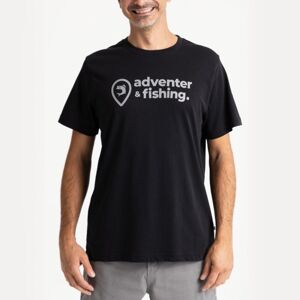 Adventer & fishing Tričko krátký rukáv Black - Tričko krátký rukáv Black XXL