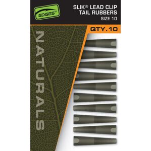 Fox Převleky Edges Naturals Slik Lead Clip Tail Rubber Size 10 10ks