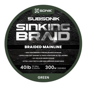 Sonik Šňůra Subsonik Sinking Braid 0,20mm 40lb 300m