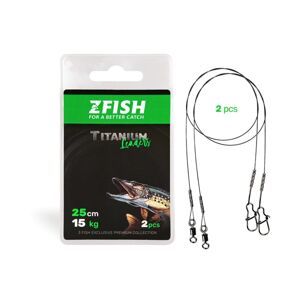 Zfish Lanko Titanium Leader 2ks - 15cm/7kg